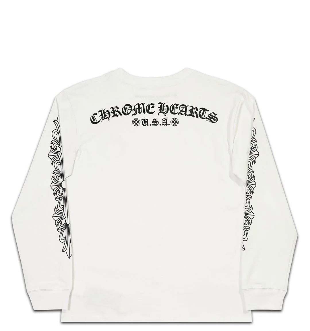 Chrome Hearts Floral USA long-sleeve tee