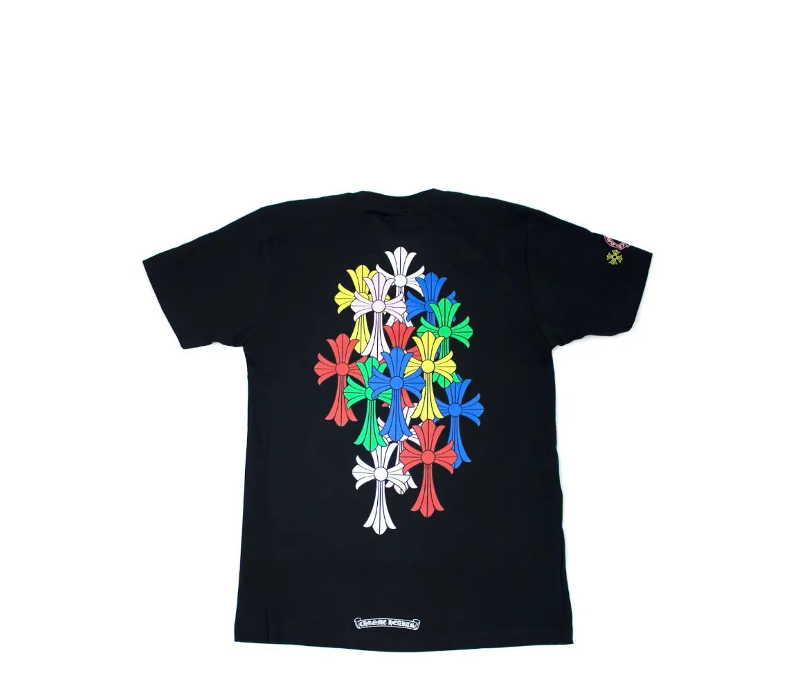 Chrome Hearts Multi Color Cross Cemetery T-shirt