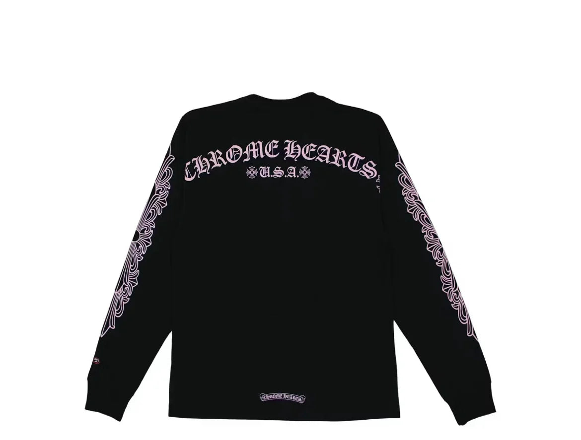 Chrome Hearts Matty Boy Shoulder Logo Longsleeve T-shirt
