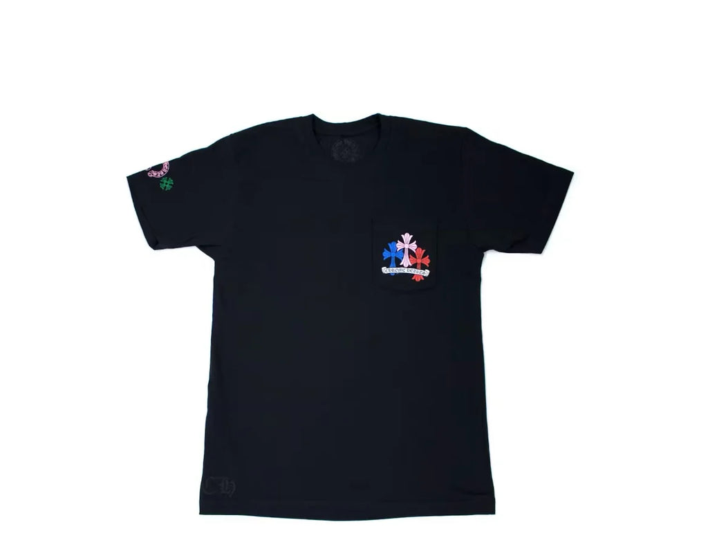 Chrome Hearts Multi Color Cross Cemetery T-shirt
