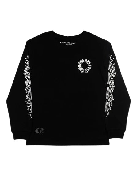 Chrome Hearts Floral USA long-sleeve tee